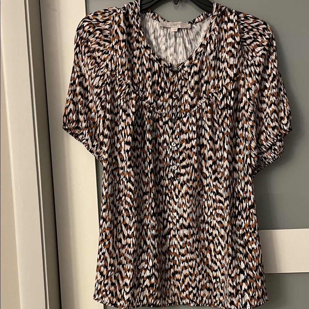 Loft Mixed Media Women's Top